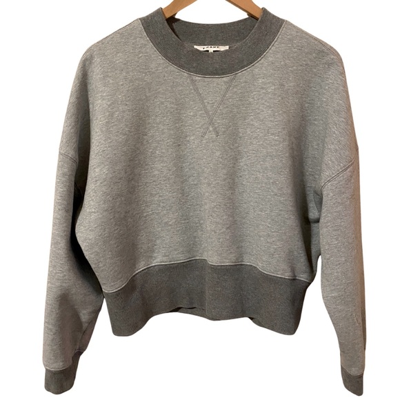 Frame Denim Tops - Frame classic easy grey Heather sweatshirt small